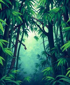 Bamboo Gaze Paint Numbers