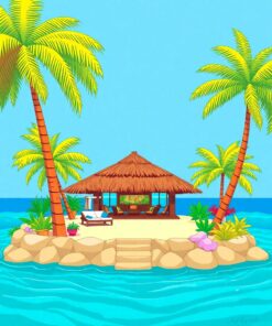 Island Retreat Paint Numbers