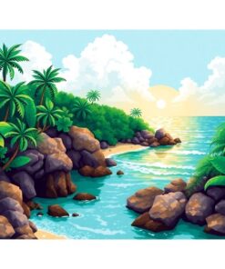 Hidden Emerald Cove Paint By Numbers