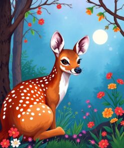 Fawn Retreat Paint Numbers