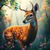 Hidden Exotic Fawn Retreat Paint By Numbers