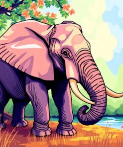 Hidden Falls Gentle Giant Paint By Numbers