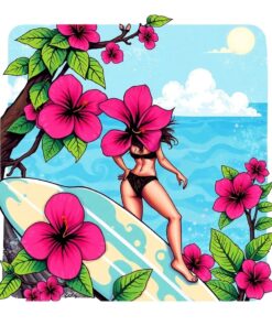 Surfer Girl Paint Numbers