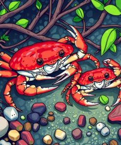 Mud Crabs Paint Numbers