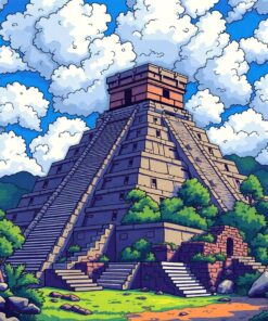 Mayan Sanctuary Paint Numbers