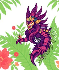 Fern Deity Paint Numbers