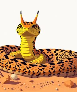 Hidden Sahara Horned Viper Paint By Numbers