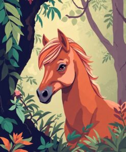 Jungle Foal Paint Numbers