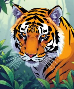 Bengal Tiger Paint Numbers