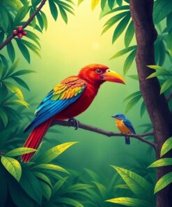 Canopy Birds Paint Numbers