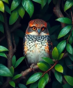 Hidden Tropical Canopy Potoo Paint By Numbers