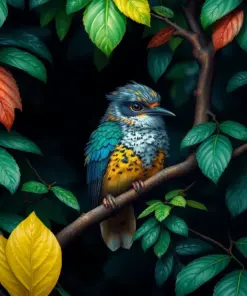 Hidden Tropical Canopy Potoo Paint By Numbers