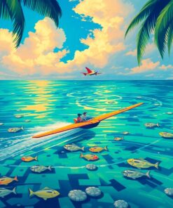 Lagoon Flight Paint Numbers