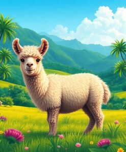 Hidden Tropical Pasture Alpaca Paint By Numbers