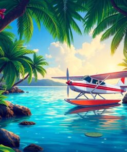 Seaplane Cove Paint Numbers