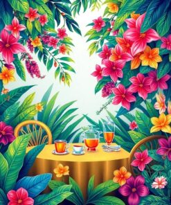 Tea Party Paint Numbers