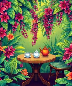 Tea Table Paint Numbers