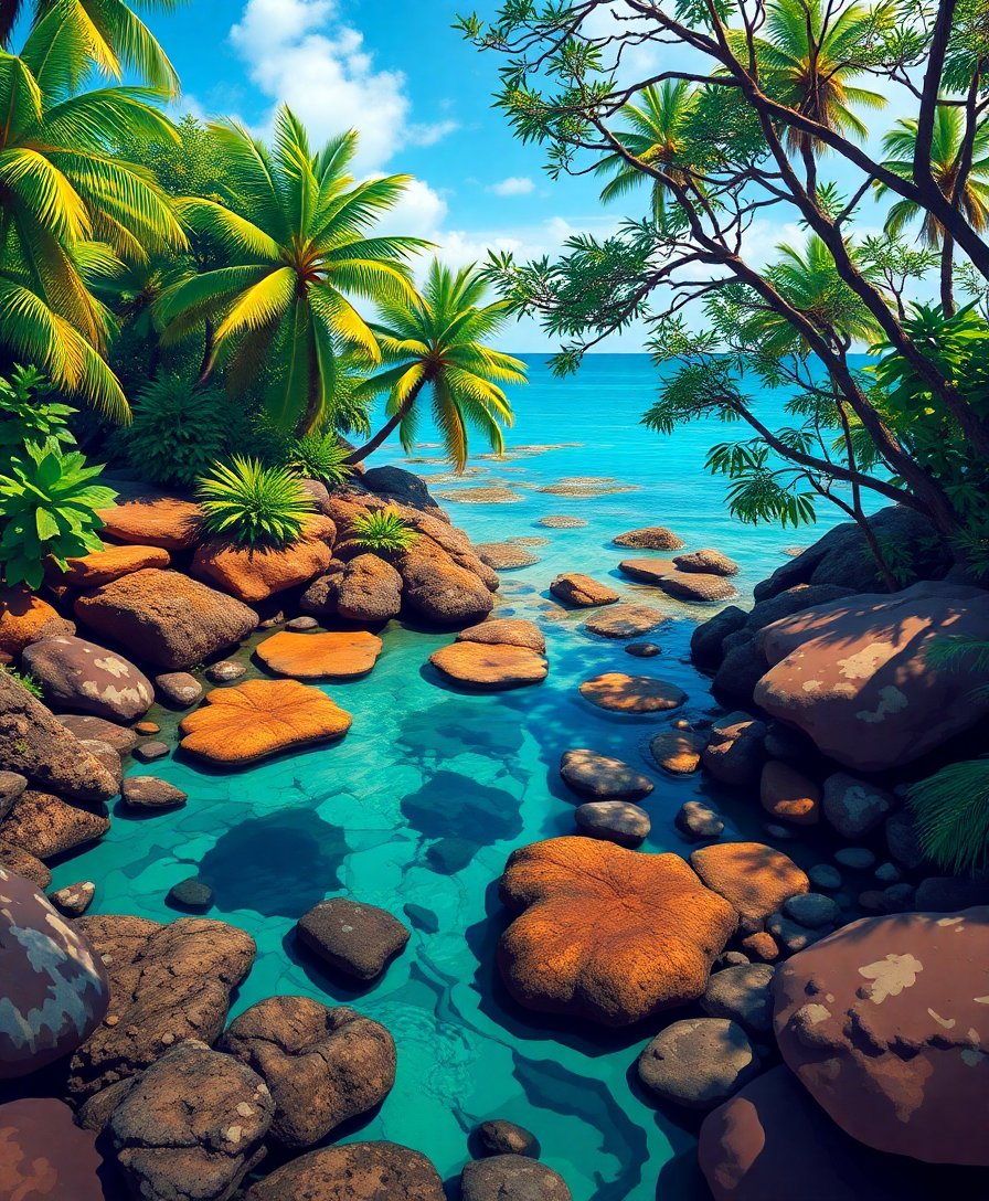 Tide Pool Paint Numbers Tide Pool Paint Numbers