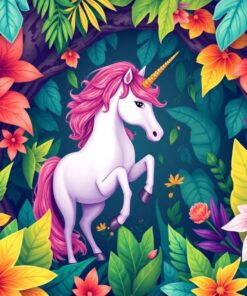 Unicorn Journal Paint Numbers