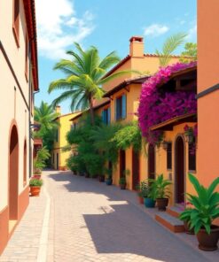 Village Lane Paint Numbers