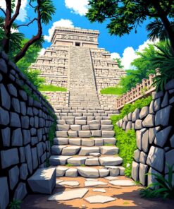 Stone Steps Paint Numbers