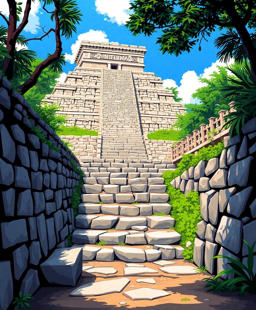 Stone Steps Paint Numbers Stone Steps Paint Numbers