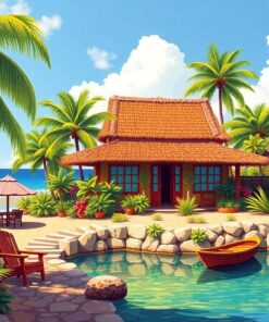 Cove Cottage Paint Numbers