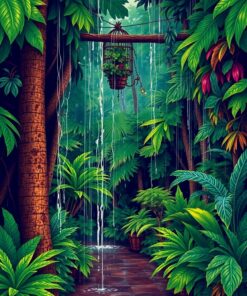 Rainforest Showers Paint Numbers