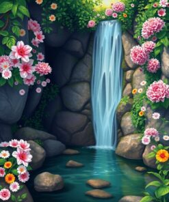 Vintage Blooms Paint Numbers