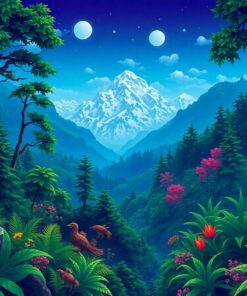 Jungle Valley Paint Numbers