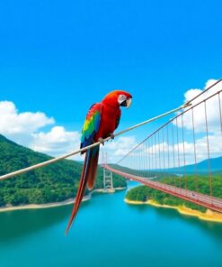 Scarlet Macaws Paint Numbers