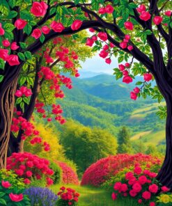 Lush Canopy Paint Numbers