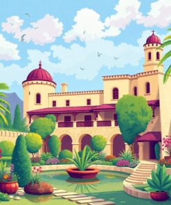 Historic Oasis Manor Paint By Numbers