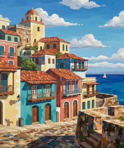 Historic Old San Juan Paint By Numbers