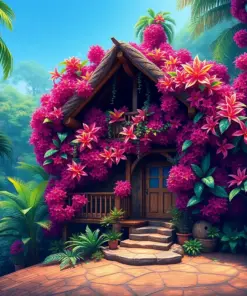 Hoatzin Vine Hideaway Paint by Numbers