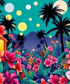 Botanical Rhythm Paint Numbers