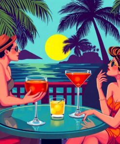 Cocktail Hour Paint Numbers