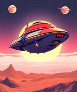 Alien Ship Paint Numbers