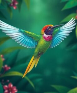 Jewel Bird Paint Numbers