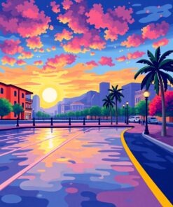 Tropical Cinema Paint Numbers