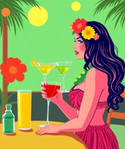 Cocktail Hour Paint Numbers