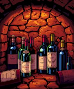 Vintage Bottles Paint Numbers