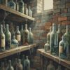 Humid Cellar Vintage Bottles Paint By Numbers