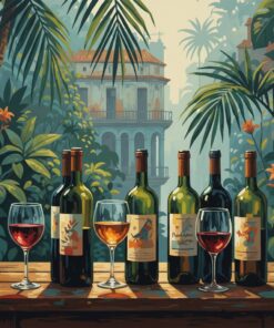 Humid Havana Wine Collection Paint By Numbers