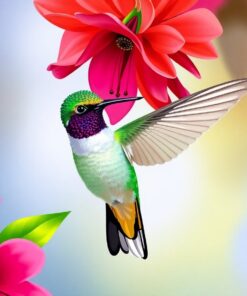 Magenta Nectar Paint Numbers