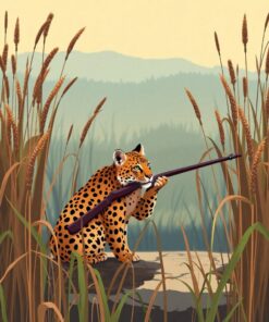 Hunter In The Reeds Paint By Numbers