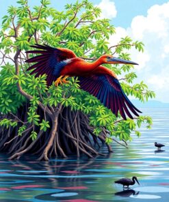 Hunter Of Mangroves Paint By Numbers