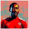 Ian Wright Footballer Arsenal Pop Art Paint By Numbers