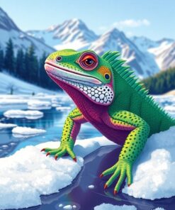 Frosty Waters Paint Numbers