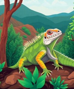 Arid Forest Paint Numbers